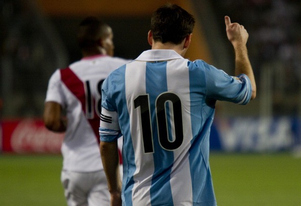 Messi đã hoàn toàn 'tắt điện' trong trận đấu với Peru.
