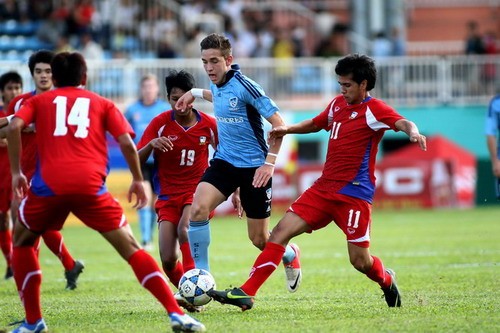 U21 Thái Lan không thể hiện được gì nhiều trước U21 Sydney FC.