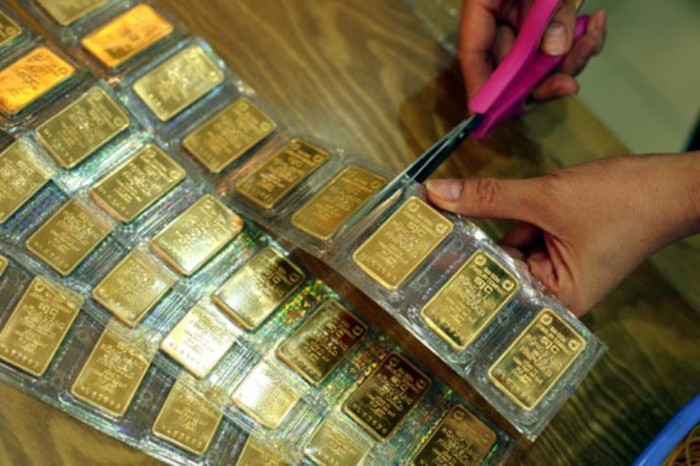 Qua 46 phiên đấu thầu, NHNN đã đưa ra thị trường 1.245.400 lượng vàng (tương đương 46,7 tấn vàng).