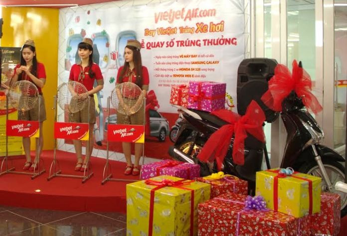 VietJet Air tổ chức quay thưởng