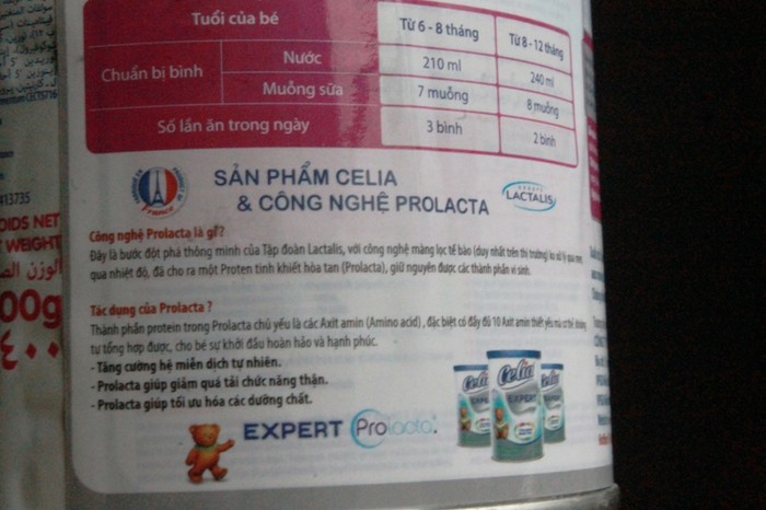 Sản phẩm này được giới thiệu sản xuất theo &quot;Công nghệ Prolacta&quot;, là &quot;bước đột phá thông minh của Tập đoàn Lactalis&quot;. Tuy nhiên, sẽ không nhiều người tiêu dùng biết Tập đoàn Lactalis có trụ sở ở đâu? Nguyên liệu sử dụng là trực tiếp hay được cung cấp bởi bên thứ 3...