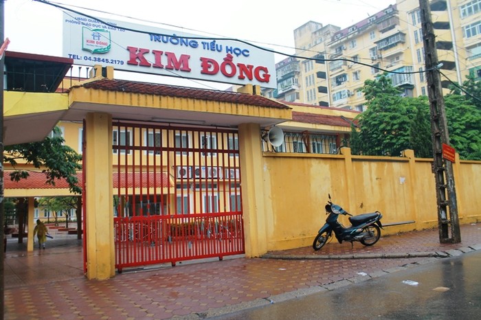 Trưởng Tiểu học Kim Đồng (ảnh H.Lực).