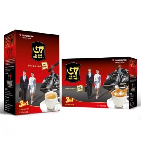 Sản phẩm cà phê hòa tan G7 (ảnh nguồn Trung Nguyên).