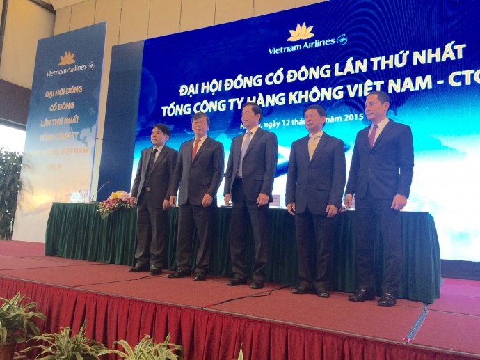 Đại hội cổ đông lần thứ nhất của Vietnam Airlines - Ảnh nguồn Báo Giao thông vận tải.