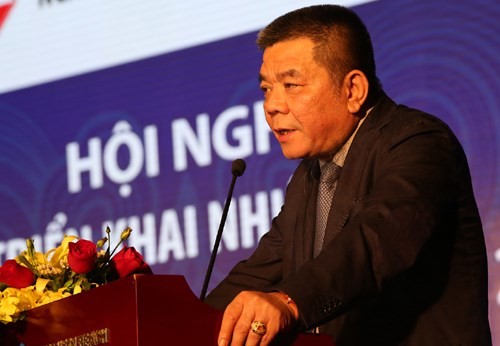 Chủ tịch Ngân hàng TMCP Đầu tư và Phát triển Việt Nam (BIDV) ông Trần Bắc Hà so sánh điều hành kinh tế như điều khiển 1 dàn nhạc - ảnh BIDV