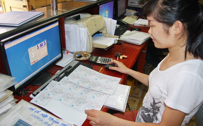 Kiểm tra bảo hiểm y tế trước khi phát hành nhằm đảm bảo không cấp trùng - ảnh nguồn Bảo hiểm Việt Nam