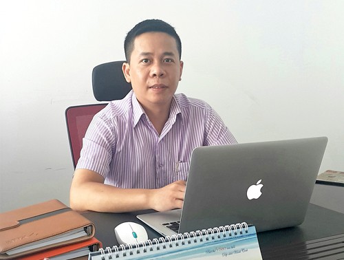 Ông Trần Đức Hiền - Giám đốc Kinh doanh và Phát triển dự án VNG Land - ảnh Lưu Vân/ Báo Diễn đàn Doanh nghiệp.