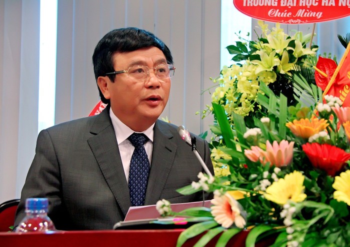 Giáo sư - Tiến sĩ Nguyễn Xuân Thắng, Ủy viên Trung ương Đảng, Chủ tịch Viện Hàn lâm Khoa học xã hội Việt Nam - ảnh Viện Hàn lâm Khoa học xã hội Việt Nam.