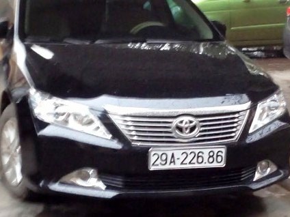 Chiếc xe Camry mang biển số giả (Ảnh: TPO)