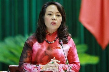 Bộ trưởng Bộ Y tế Nguyễn Thị Kim Tiến (Ảnh: baothainguyen.vn/)