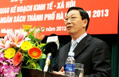 Chủ tịch UBND thành phố Hà Nội Nguyễn Thế Thảo.