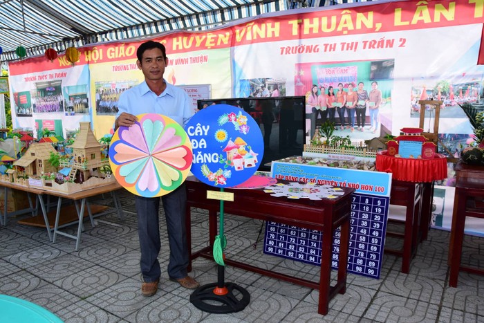 Mô hình cây đa năng Trường Tiểu học Thị Trấn 2 (Ảnh tác giả)