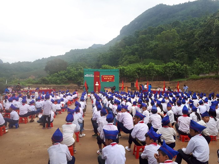 Học sinh ở Na Loi (Ảnh CTV)