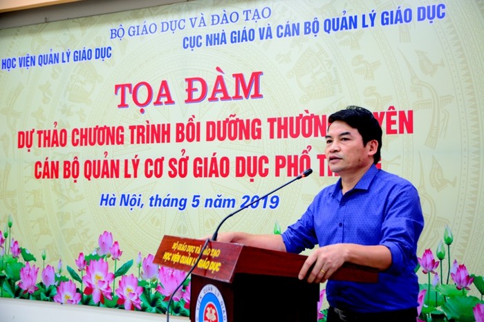 TS. Phạm Tuấn Anh – Phó Cục trưởng Cục Nhà giáo và Cán bộ quản lý giáo dục, BộGiáo dục và Đào tạo (Ảnh: Báo Giáo dục và Thời đại).