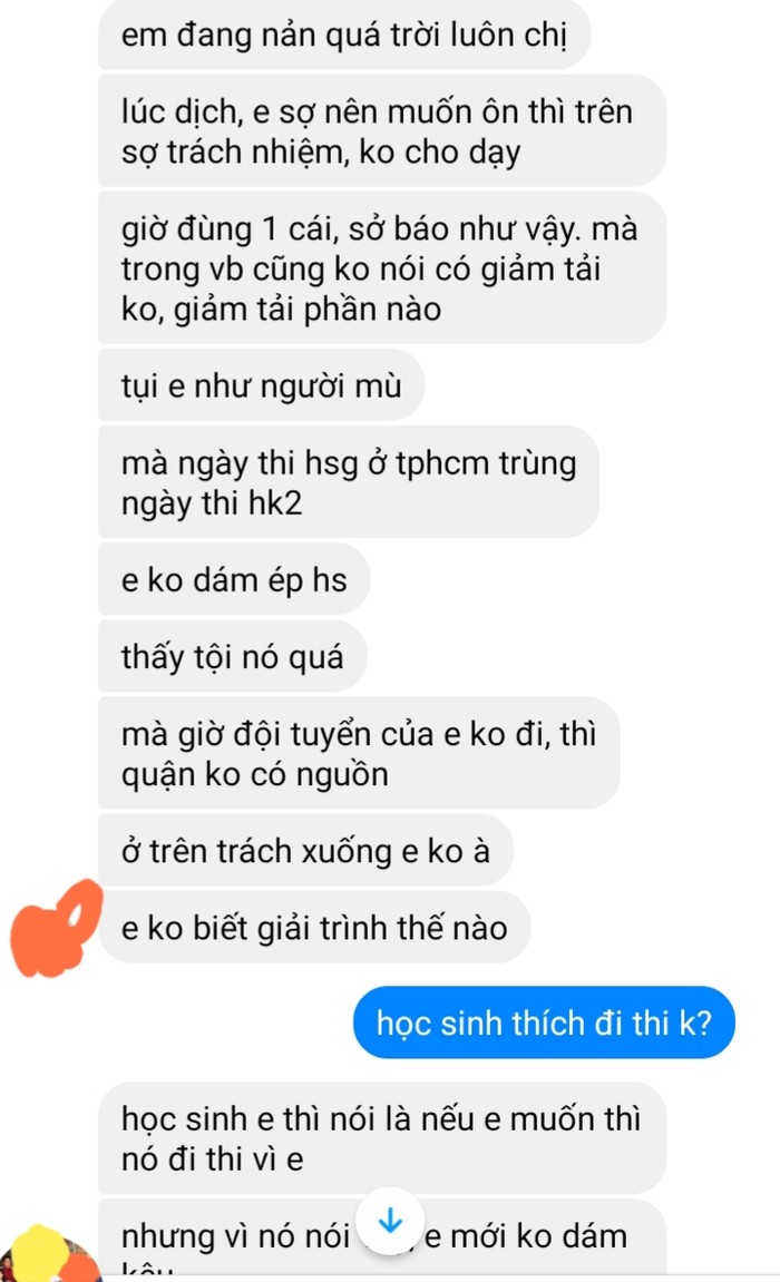 Giáo viên bức xúc khi Sở Giáo dục Thành phố Hồ Chí Minh có văn bản tổ chức kỳ thi học sinh giỏi lớp 9 và lớp 12 năm học 2019-2020.