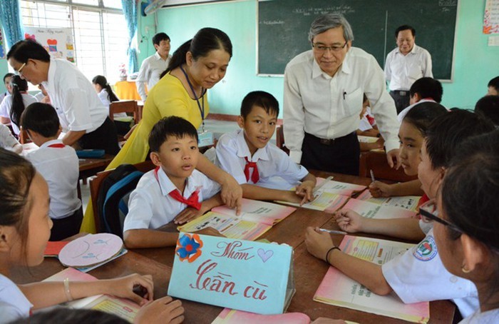 Một tiết thao giảng (Ảnh minh họa: baoquangngai.vn)