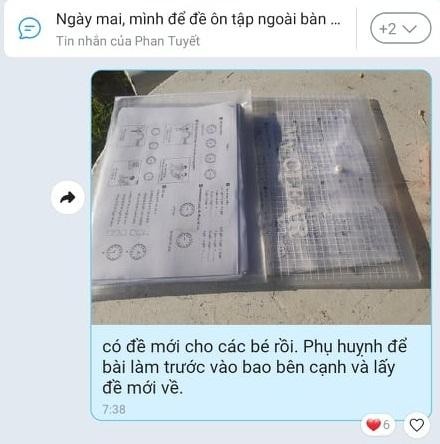 Gửi đề ôn cho học sinh mùa dịch bệnh (Ảnh P.T)