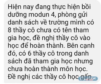 Tin nhắn nhắc nhở