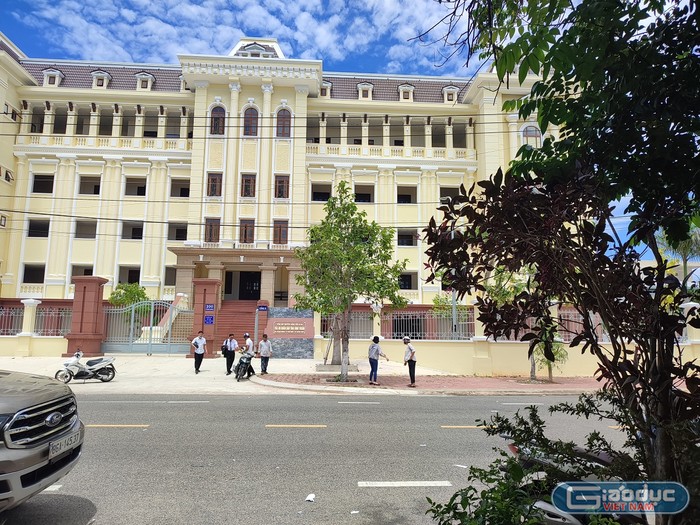 Tòa án nhân dân tỉnh Bình Thuận nơi phiên tòa sơ thẩm vừa diễn ra. Ảnh: Phan Tuyết