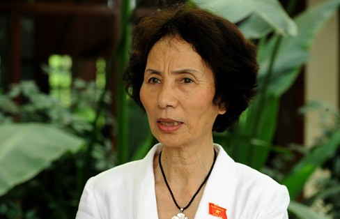 Bà Bùi Thị An - đại biểu quốc hội đoàn Hà Nôị (Ảnh: VNE)