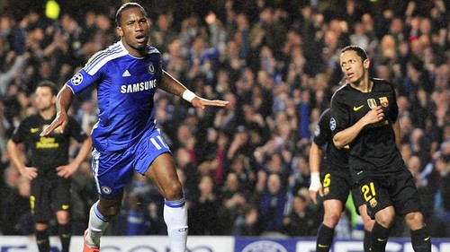 Drogba ghi bàn duy nhất mang về chiến thắng cho Chelsea
