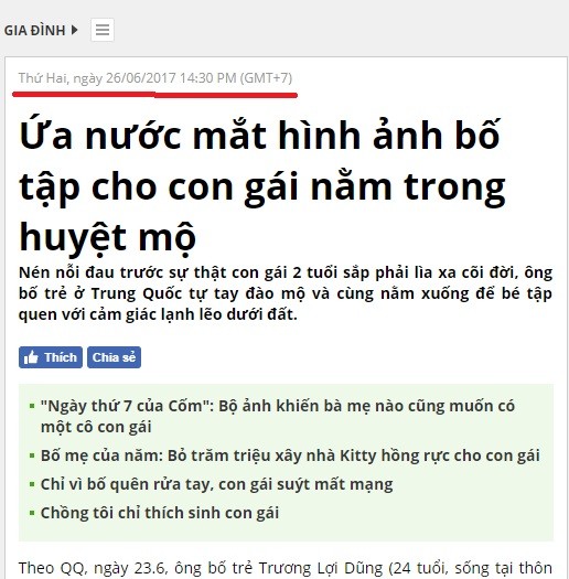 Câu chuyện này xảy ra tại Trung Quốc vào năm 2017. Bé gái tên Tâm Lôi cũng đã qua đời (Ảnh: Vũ Ninh)