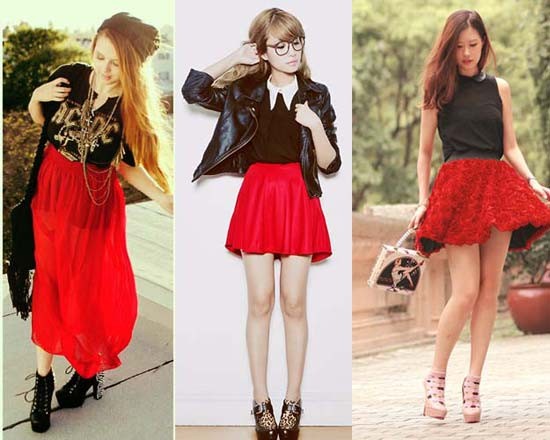 Nằm trong xu hướng màu sắc của Thu/Đông 2012, sắc đỏ mang tới sự đa dạng về gam màu và biến hóa trong phong cách. Với sự nổi bật vốn có, trang phục màu đỏ sẽ là điểm nhấn hoàn hảo cho bộ đồ của bạn, chỉ với một “cú chạm” nhẹ nhàng.