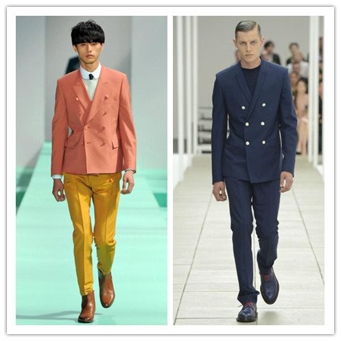 Đa màu sắc là nét đặc trưng của Paul Smith và sự sang trọng là của Dior Homme