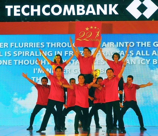 Ngân hàng Techcombank, trong những năm gần đây, đã đẩy mạnh nhiều hoạt động xây dựng văn hóa doanh nghiệp với mục tiêu và lộ trình rõ ràng