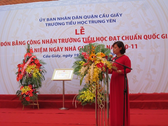 Trường tiểu học Trung Yên đạt chuẩn Quốc gia ảnh 3