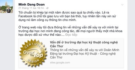 Giáo viên thì không có quyền ngôn luận? ảnh 1