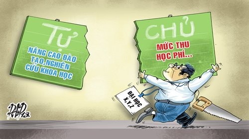 Theo Phó Hiệu trưởng trường Đại học Bách khoa Hà Nội: &quot;Hiểu “tự chủ đại học đồng nghĩa với việc học phí tăng” là quan niệm phiến diện&quot; (Ảnh: Báo Tuổi trẻ)