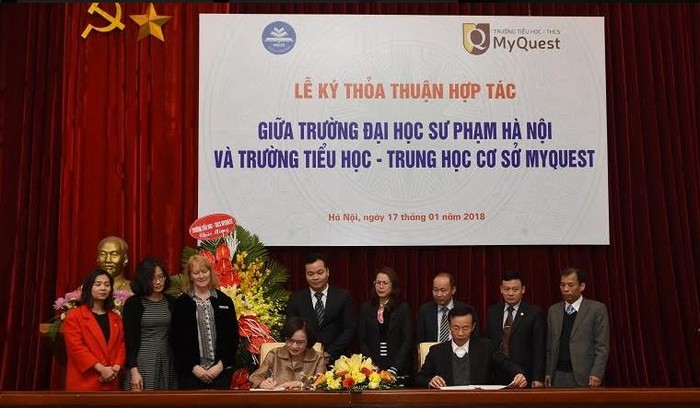 Lễ ký kết thỏa thuận hợp tác, ảnh: Ngọc Thúy