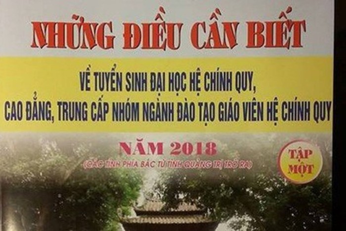 Cuốn “Những điều cần biết” không phải tài liệu chính thống để thí sinh tham khảo (Ảnh minh họa: Báo Lao động)