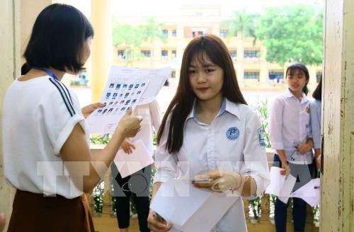 Theo báo cáo của Ban chỉ đạo thi quốc gia 2018, tổng số thí sinh vi phạm quy chế thi: 27 thí sinh (khiển trách: 01, đình chỉ: 26). (Ảnh minh họa: TTXVN)