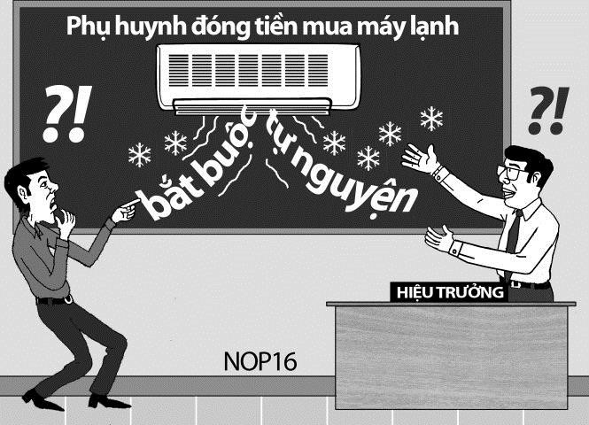 Bộ Giáo dục liệt kê danh sách các khoản không được vận động tài trợ ở trường học Ảnh minh họa. Nguồn: Tuổi trẻ.