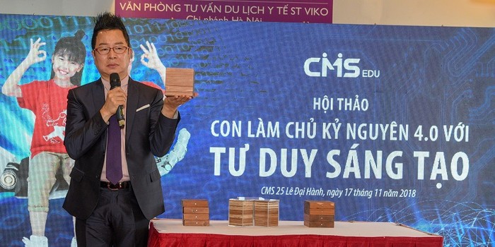 Theo ông Lee Chung Koog: &quot;Tư duy sáng tạo là vũ khí duy nhất giúp con người làm chủ kỉ nguyên mới” (Ảnh: Ban tổ chức)