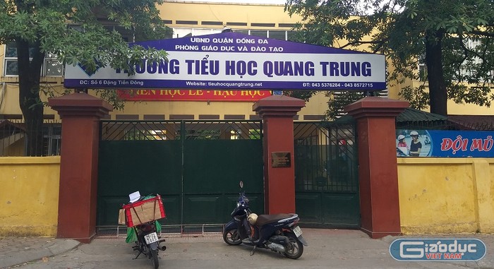 Sở Giáo dục và Đào tạo Hà Nội đã có báo cáo kết quả kiểm tra, xác minh, giải quyết sự việc học sinh lớp 2 tại Trường Tiểu học Quang Trung (quận Đống Đa) bị cô giáo xử phạt gửi Cục Nhà giáo và Cán bộ quản lý giáo dục (Bộ Giáo dục và Đào tạo) vào ngày 6/12. (Ảnh: Trinh Phúc)