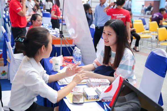 Khảo sát tình hình việc làm của sinh viên tốt nghiệp được dự án EVENT tiến hành từ tháng 3/2017 cho thấy, số sinh viên ra trường có việc làm đạt 91,4%. (Ảnh minh họa: Nguồn Hanoimoi)