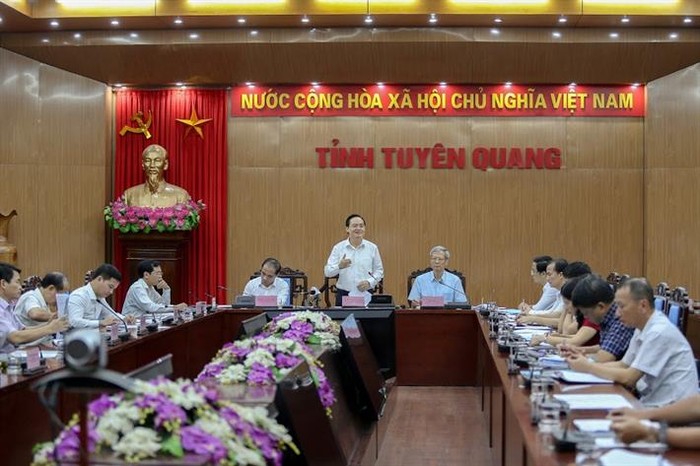 Quang cảnh buổi làm việc (ảnh: moet.gov.vn)