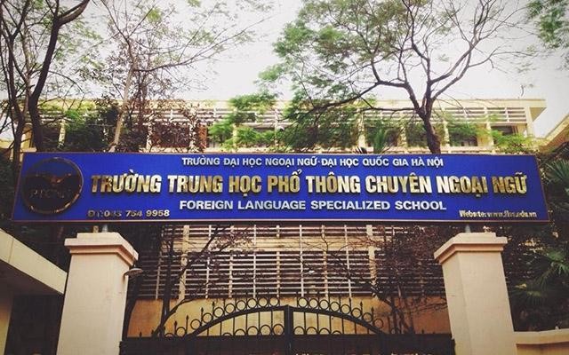 Trường Trung học phổ thông chuyên Ngoại ngữ (thuộc Trường đại học Ngoại ngữ, Đại học Quốc gia Hà Nội) (ảnh: Báo Nhân dân)