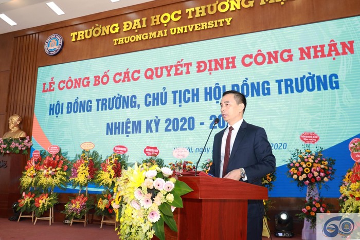 Phó giáo sư, Nhà giáo ưu tú Bùi Hữu Đức – Chủ tịch Hội đồng trường, Trường Đại học Thương mại (ảnh: NTCC)