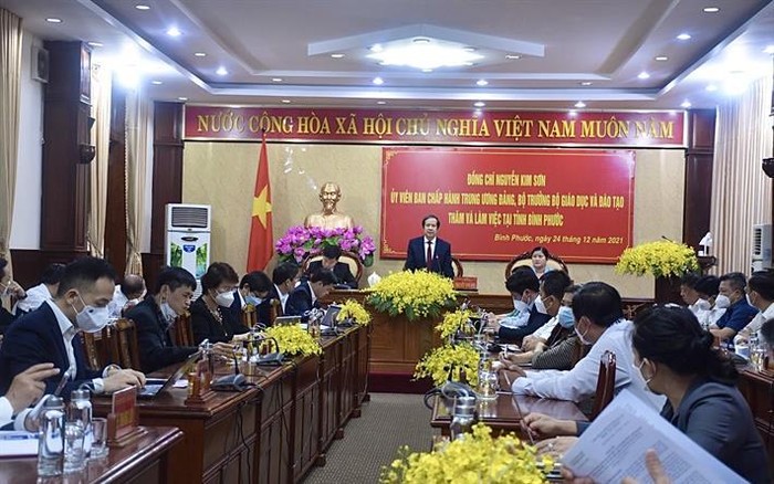 Quang cảnh cuộc làm việc (ảnh: moet.gov.vn)