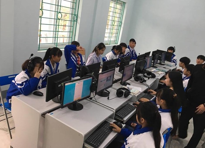 Học sinh trường trung học phổ thông Mường Tè (ảnh: NTCC)