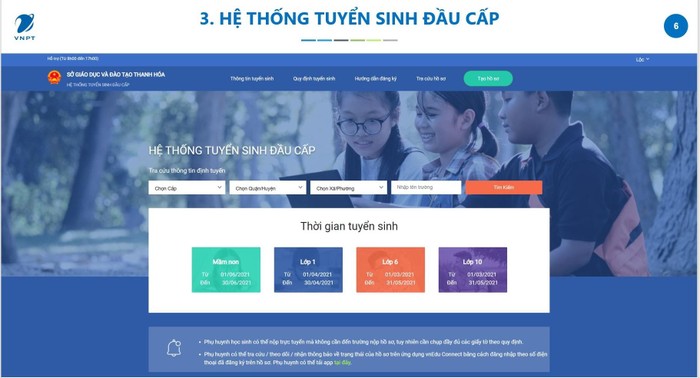 vnEdu Enrollment được ứng dụng mô hình điện toán đám mây SaaS tiên tiến nhất hiện nay