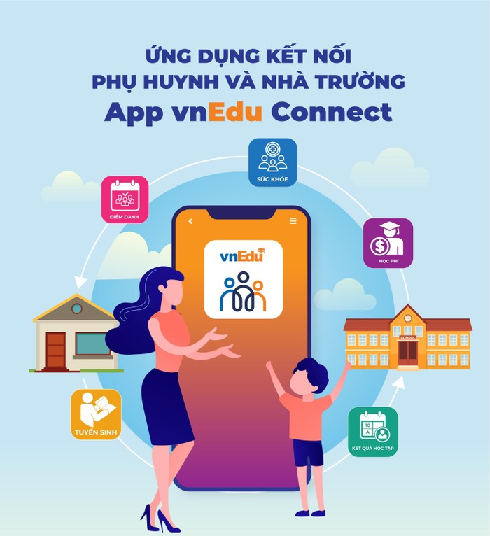 App vnEdu Connect là có thể chạy cả trên hệ điều hành Android và iOS, trình duyệt web nên có thể chạy trơn chu trên nhiều nền tảng thiết bị khác nhau như PC, laptop, iPhone, iPad…