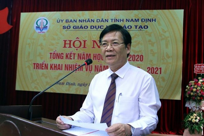 Thầy Cao Xuân Hùng - Giám đốc Sở Giáo dục Nam Định. Ảnh: Báo Giáo dục &amp; Thời đại
