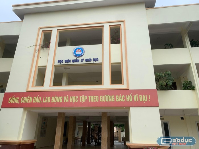 Nhiều sai phạm tại Học viện Quản lý giáo dục đã được Kết luận thanh tra của Bộ Giáo dục chỉ rõ. Ảnh: Trung Dũng