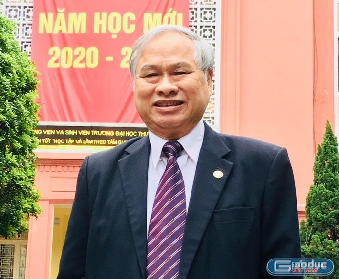 Giáo sư Lê Kim Truyền - nguyên Hiệu trưởng Trường Đại học Thủy lợi. Ảnh: Nhân vật cung cấp