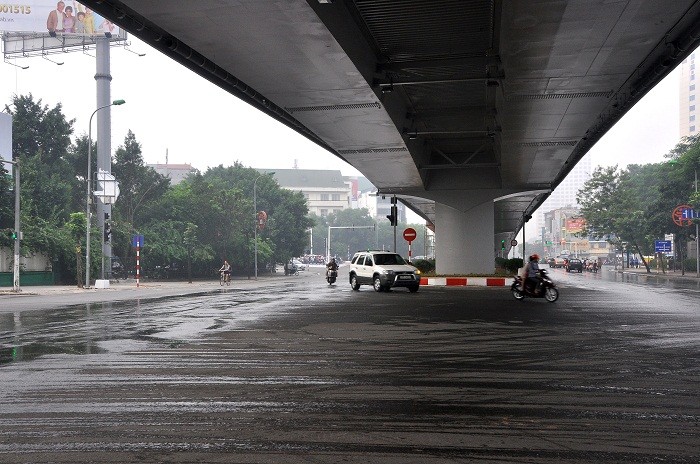 Cầu vượt đi vào hoạt động sẽ làm giảm ùn tắc cho các cung đường phía Tây Thủ đô.
